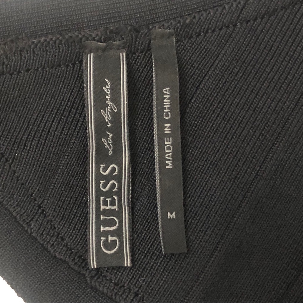 GUESS Size Medium Black Bandage Body Con dress - Picture 9 of 13